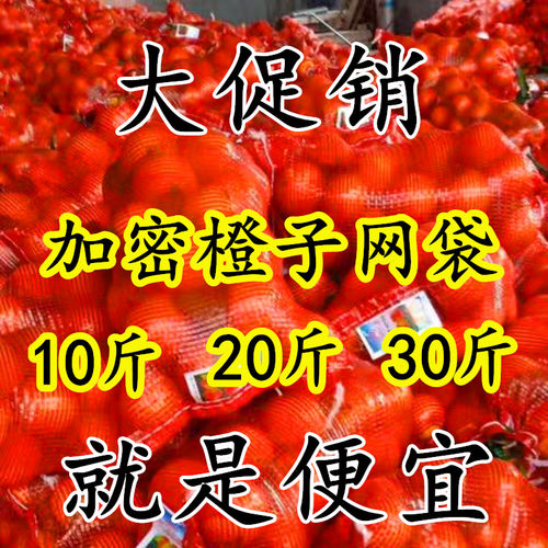 网袋编织袋子加密加厚塑料网兜脐橙橘子柚子家禽装橙子地瓜的网袋 - 图0