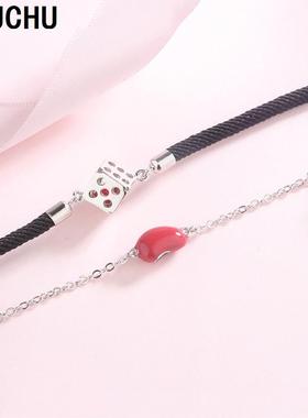 礼物手绳编织时尚相思豆情侣