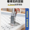 Perforated sheet metal suitable for household storage rack accessories