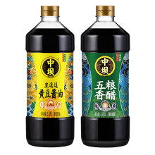 【中坝】生抽酱油1.08L+五粮香醋1.08L