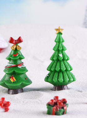 小礼品雪景摆件圣诞树