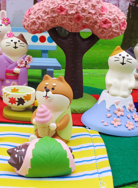 zakka日式樱花树富士少女道具ins