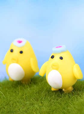 diy苔藓微景观小鸡素材生态瓶