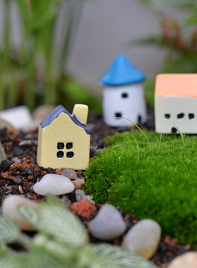 地中海风情苔藓微景观装饰摆件