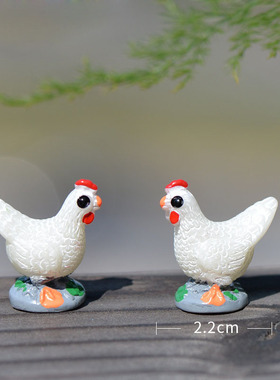 diy苔藓微景观白色多肉装饰摆件