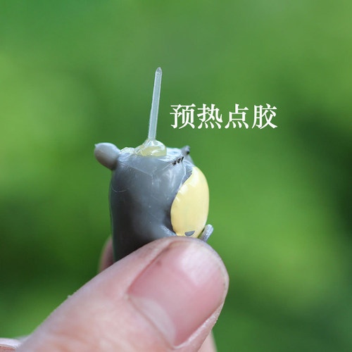 苔藓微景观园艺摆件底部固定针棒/脚针/胶针 DIY材料龙猫小梅摆件 - 图1
