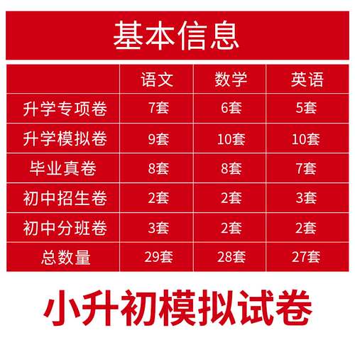 2024年小升初真题卷语文数学英语必刷题人教版小学毕业升学总复习资料六年级下册试卷测试卷全套练习册名校模拟期末专项训练书卷子-图0