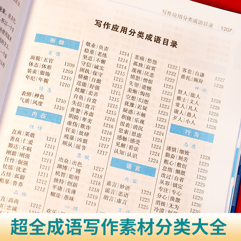 2024年正版成语大词典小学初中生高中生字典辞典通用现代多功能新华大成语词典中华成语训练大全2023新版小学生专用汉语词典工具书 - 图2