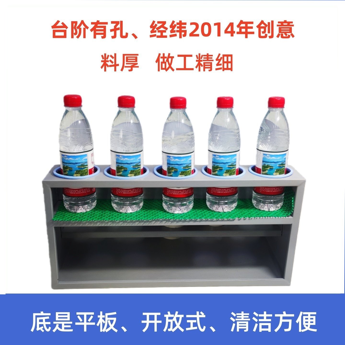 经纬桌面不锈钢车间员工水杯架子置物架工厂单位办公室茶杯放置架 - 图1