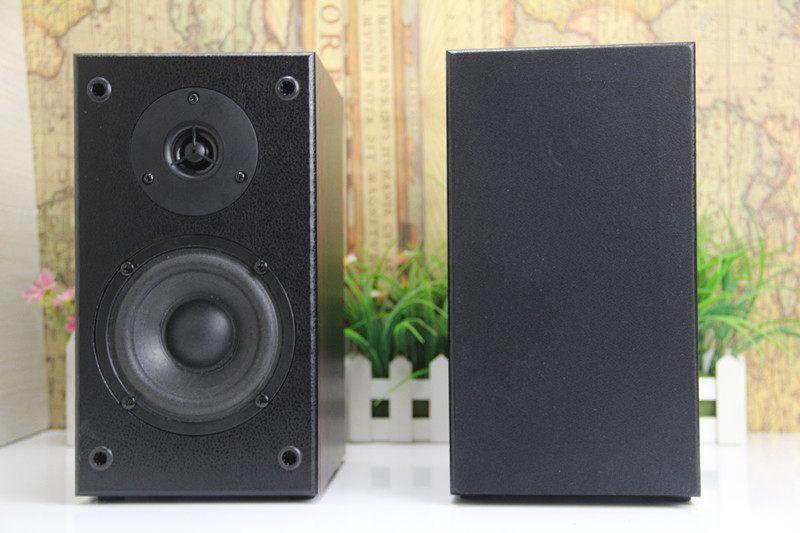 木質無源音箱2.0書架無源環繞組合音響低音炮副機4寸低音真高音