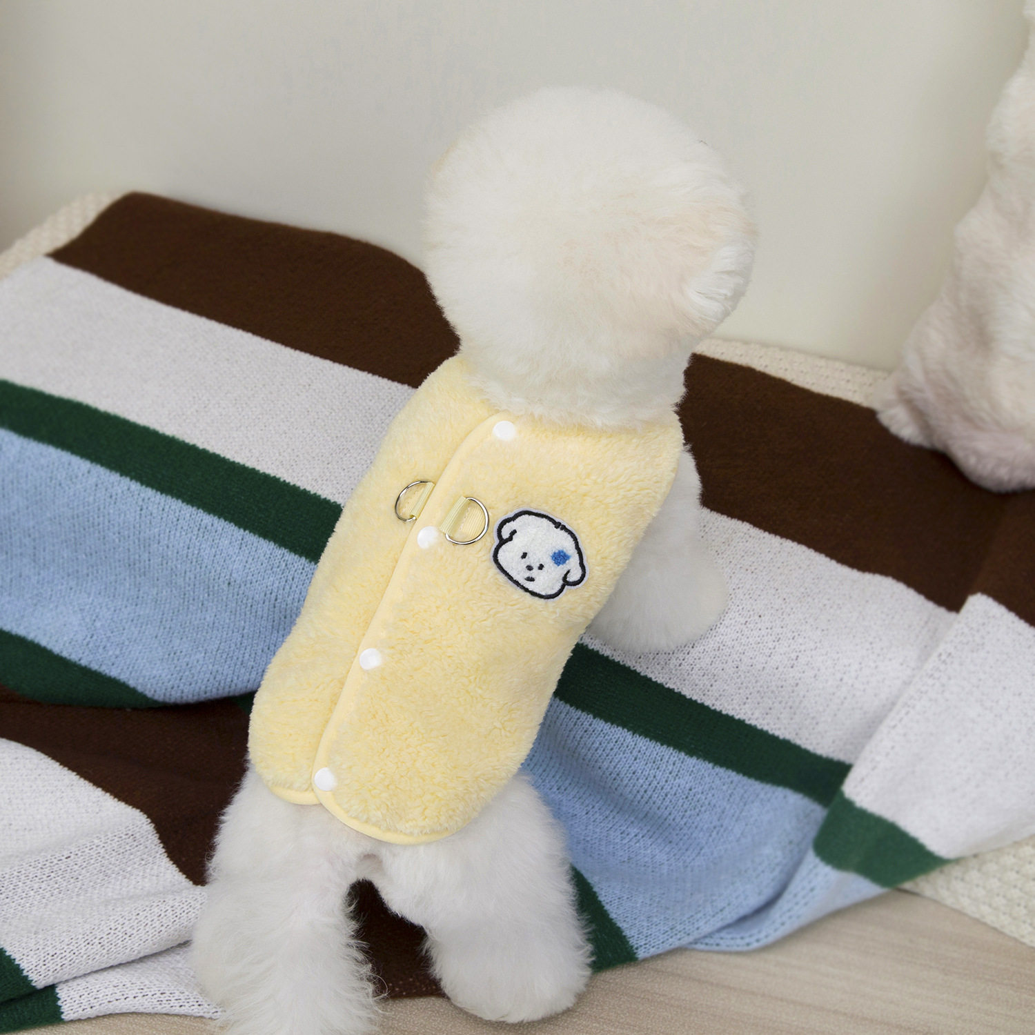 狗狗衣服背扣可牵引宠物服装猫咪秋冬保暖舒适好穿脱25丹麦绒背心,淘宝优惠券,粉丝福利购,淘宝优惠卷