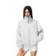 FDR official store high-length collar air-layer sweatshirt jacket