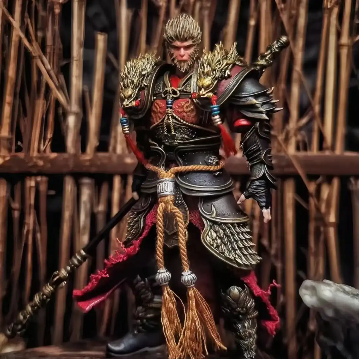 黑神话悟空手办可动模型摆件雕像玩具gk游戏人偶金箍棒桌面摆件