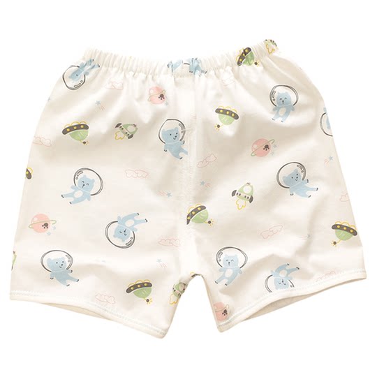 Newborn summer pants for men and women can open the summer thin pure cotton baby shorts 0-1 year old 3-6 months