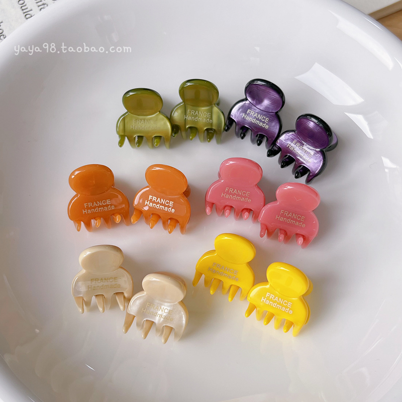 韩国博主FEVER同款~迷你小号头发抓夹FRANCE空气刘海碎发夹侧边夹,淘宝优惠券,粉丝福利购,淘宝优惠卷