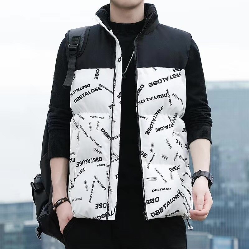 棉马甲男士春秋冬季2022新款工装羽绒棉背心加厚北方雪地坎肩潮牌,淘宝优惠券,粉丝福利购,淘宝优惠卷