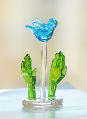 玻璃摆件桌面摆件装饰