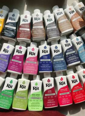 现货Rit Dye Liquid Wide Selection Colors (Black)黑色多色可选