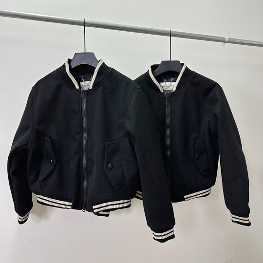 【纯原顶版】Dries Van Noten  DVN拉链棒球服毛呢外套棉服男女