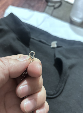 领口链网红流行链条挂饰配饰链子T恤链条可拆卸挂脖简约百搭饰品