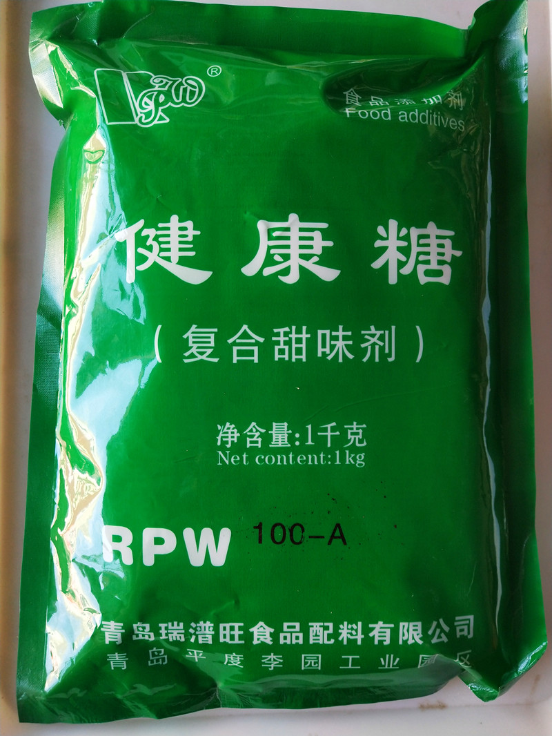 瑞潽旺健康糖复合甜味剂代替蔗糖100倍不含糖精钠蛋白糖1000g包邮 - 图1