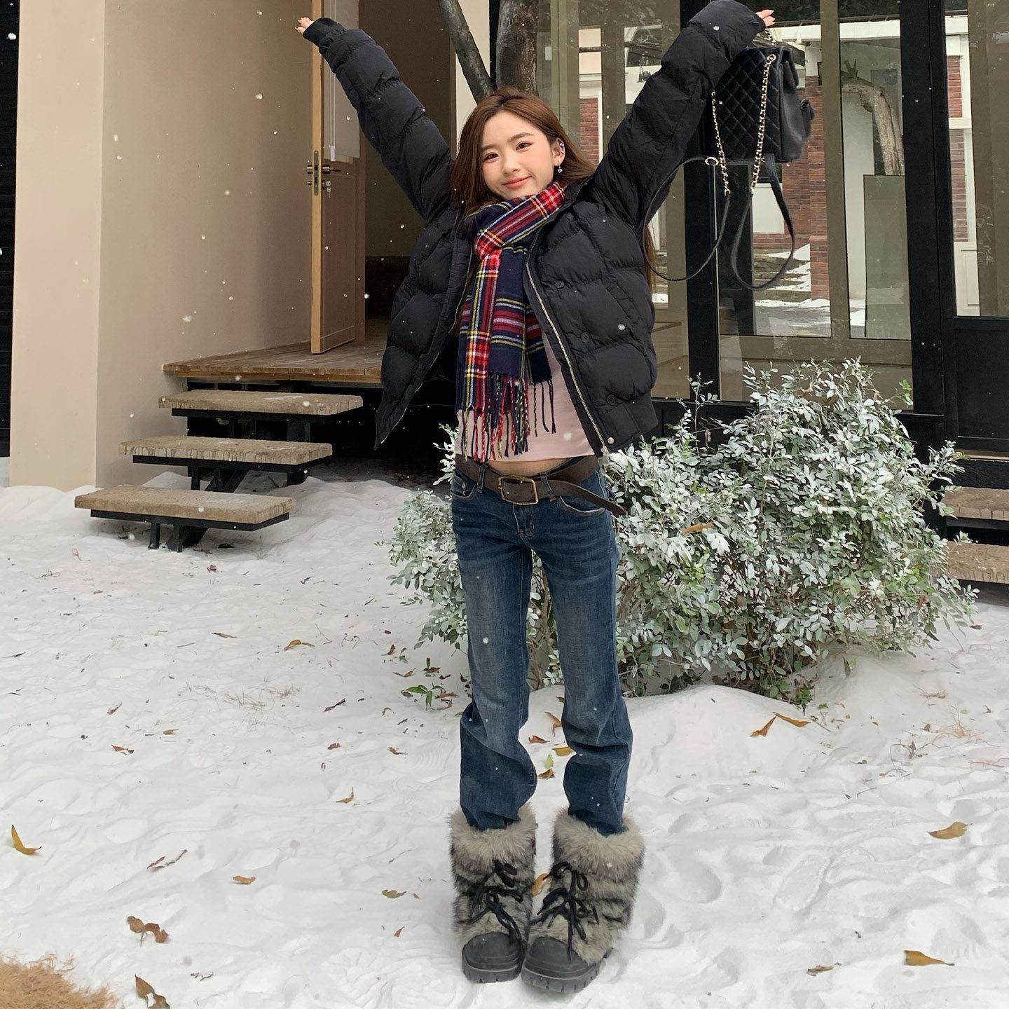 橘子树在哪儿韩系毛领棉衣外套女冬季设计感保暖显瘦气质短款棉服,淘宝优惠券,粉丝福利购,淘宝优惠卷