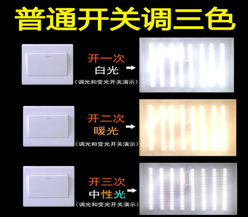 led替换灯条60cm水晶灯光源65cm平板灯客厅长条灯板70cm灯带灯片 - 图3