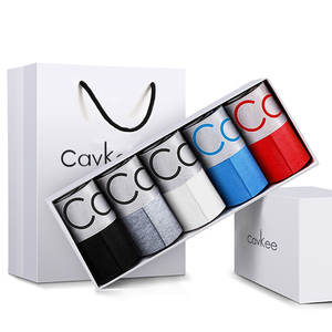 五条装男士平角内裤