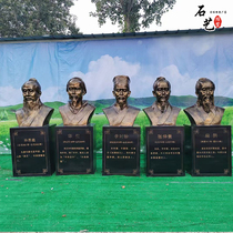 The Top  Medical sculptures Hua Tuos Magpie Li Zizhen Zhang Zhongjing Traditional Chinese Medicine Culture Sculpture GRP Characters Customized