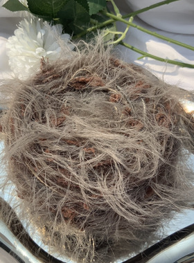 草烬|diy手编特色网红手混线毛线团ins风可编织发卡