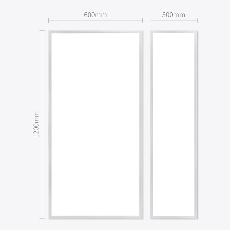 集成吊顶300x1200平板灯铝扣板石膏矿棉板600x1200LED面板格栅灯 - 图3