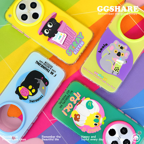 寄居蟹原创设计适用oppofindx8手机壳合集带磁吸支架新款oppo手机套超好看卡通x8ultra保护套不装款磨砂小众 - 图3