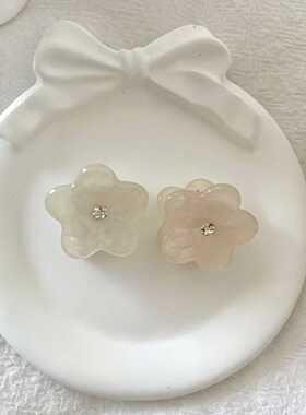 韩系可爱心粉色系醋酸发夹合集刘海夹碎发边夹小花小抓夹打卡
