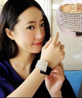 女闪钻欧美夸张韩国时尚饰品手镯