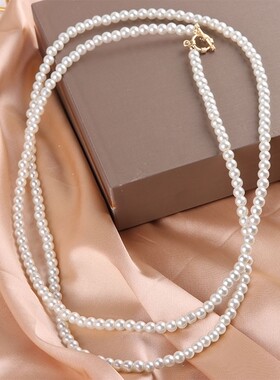 韩国东大门珍珠项链女