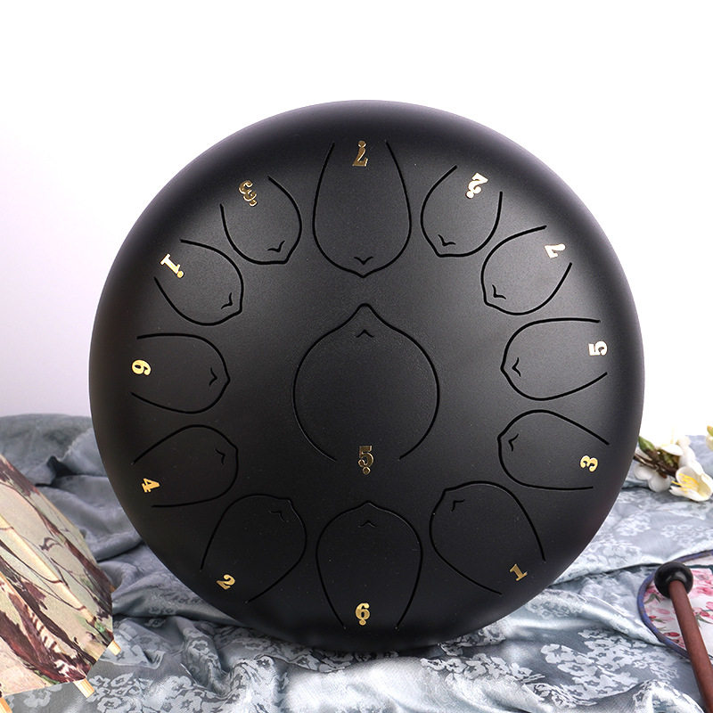 空灵鼓乐器12寸13音国风莲花鼓钢舌鼓击打型乐器跨境 源头工厂,淘宝优惠券,粉丝福利购,淘宝优惠卷