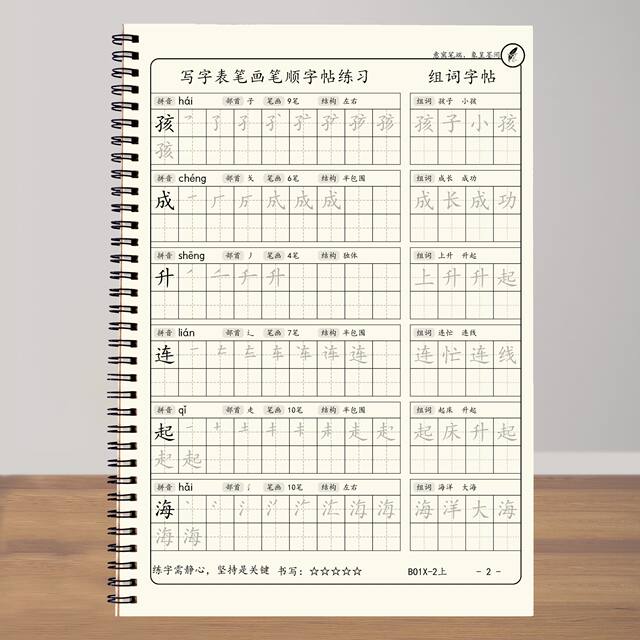 Primary school Chinese language people's education version synchronized practice copybook