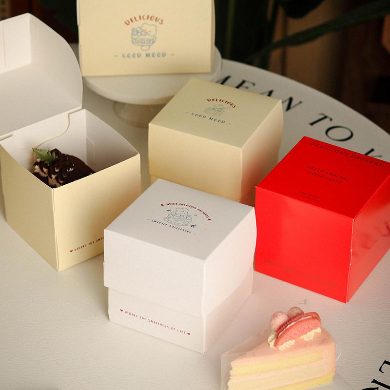 2寸3寸迷你小蛋糕慕斯千层烘焙西点切块法式甜品包装分装打包纸盒,淘宝优惠券,粉丝福利购,淘宝优惠卷