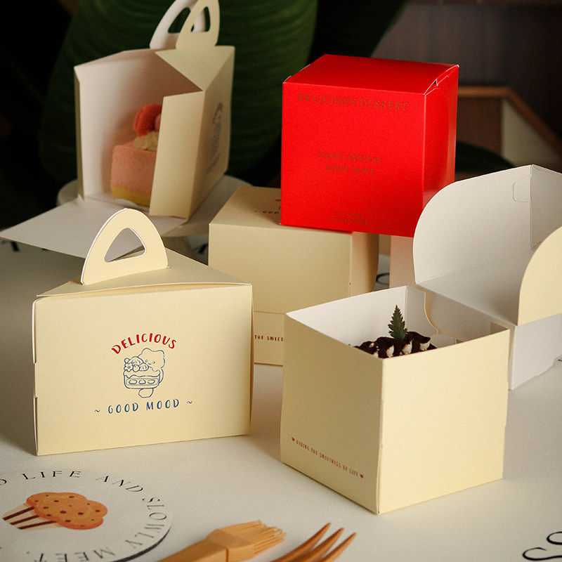 2寸3寸迷你小蛋糕慕斯千层烘焙西点切块法式甜品包装分装打包纸盒,淘宝优惠券,粉丝福利购,淘宝优惠卷