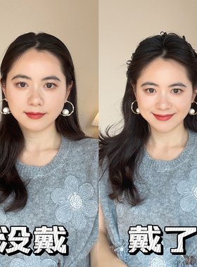 兰壹壹清婉发箍2025新款高颅顶波浪锯齿头箍洗脸防滑发饰清新领结