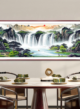 尊弘新中式山水画装饰画