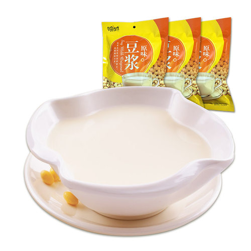扬航原味豆浆168g甜味速溶纯豆浆粉商用冲饮豆粉营养早餐小袋装 - 图0