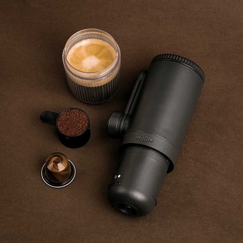 加拿大Utillife意式浓缩咖啡机咖啡豆研磨机手动小型户外胶囊机-图2