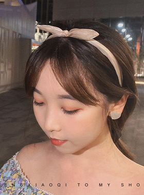 兔耳朵仙女文艺风头箍细款发卡