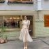 ASM ANNA ◆ Xiaojiabiyus Cộng hòa Trung Quốc phong cách phụ nữ khóa chéo váy dài chỉnh sửa sườn xám dài - váy đầm váy công chúa váy đầm