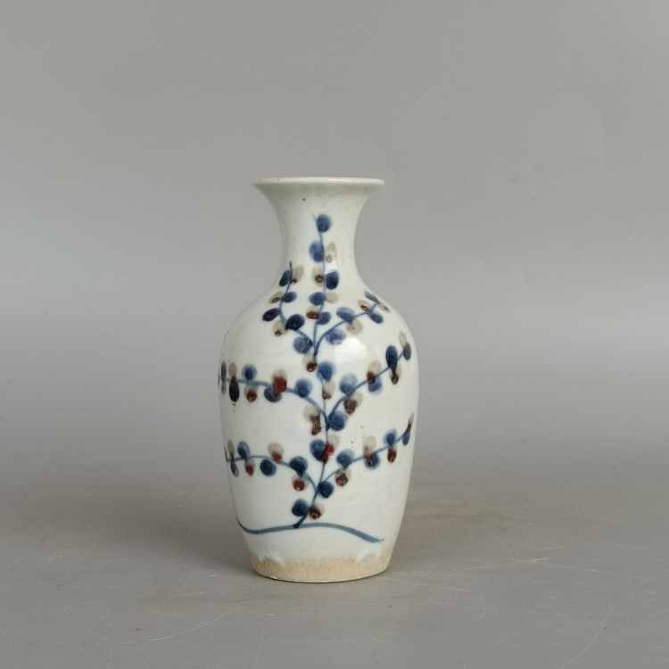 明民窯青花磁器釉里紅蓋壺骨董品古玩古磁器コレクション古品古品玩具置物