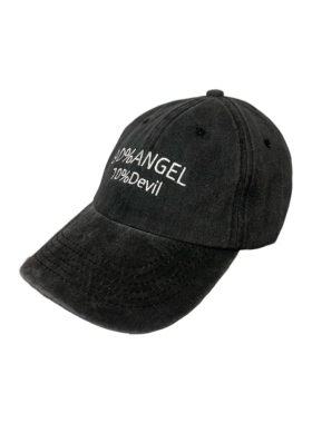90%ANGEL10%DEVIL刺绣棒球帽