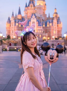 儿童发光美人鱼贝壳头箍批发