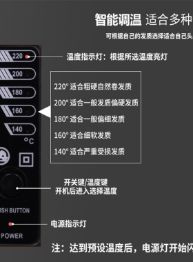 电小夹板凹凸弧形直发器两用玉米