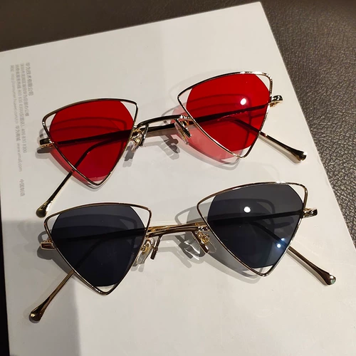 Детские солнцезащитные очки подходит для мужчин и женщин, модный треугольник